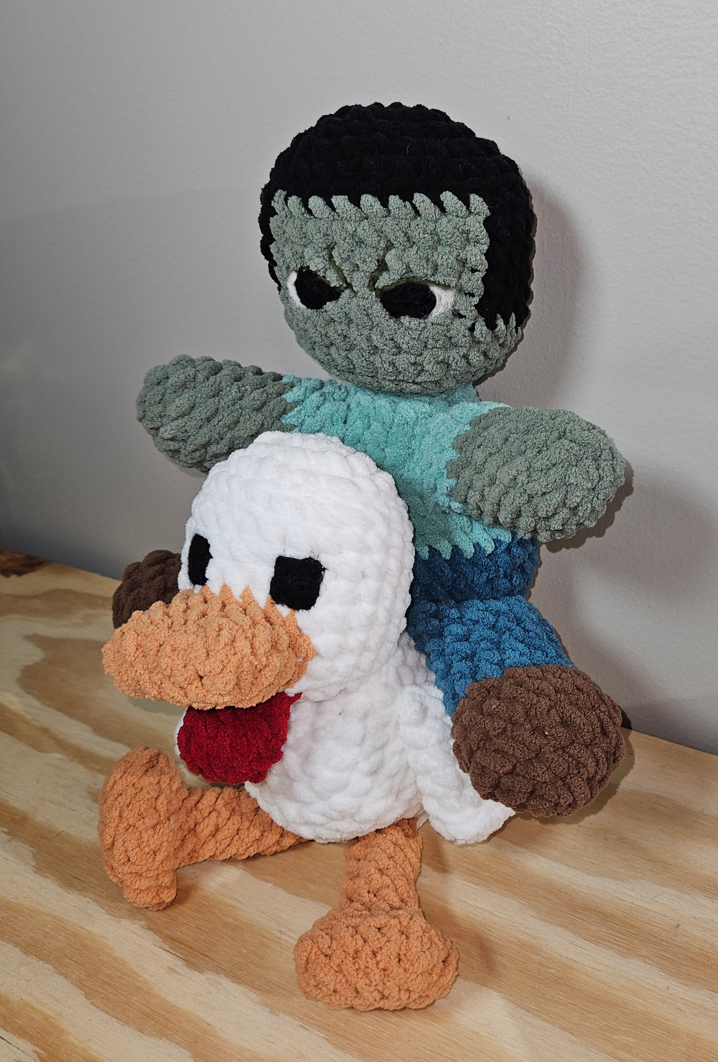 Large- Chicken Jockey (zombie)-Minecraft Movie character Rare Limited Edition